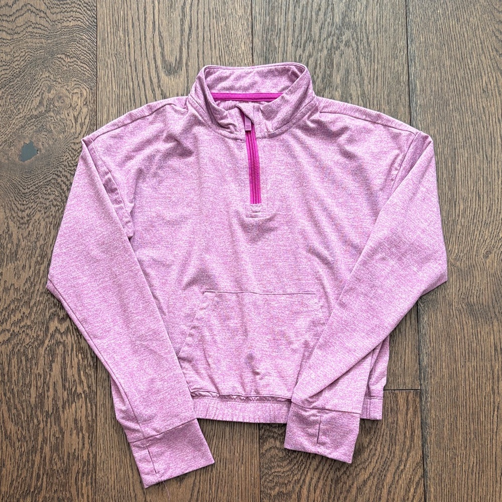 All in motion Pink Quarter-Zip Pullover